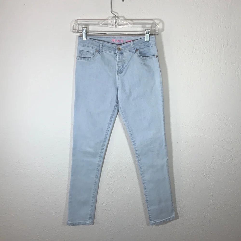 The Children’s Place Girls Basic Super Skinny Jeans - Sky Wash size 12